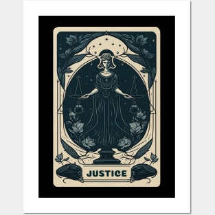 Justice Tarot Card Posters and Art